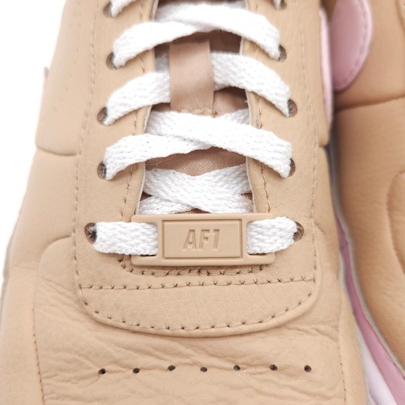 Nike Women's Sneakers in Tan and Pink - Picture 8 of 10
